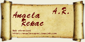 Angela Repac vizit kartica